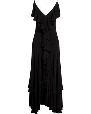 Grifoni Maxi Dress Acetate, Silk - Black