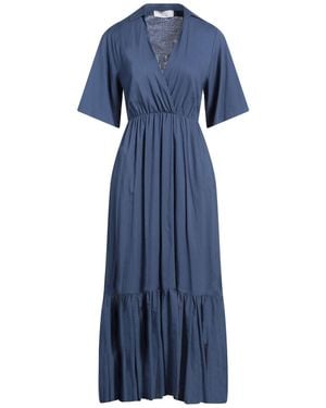 Kaos Midi Dress Cotton - Blue