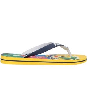 Polo Ralph Lauren Sandalias De Dedo - Amarillo