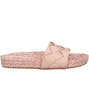 Bibi Lou Blush Sandals Textile Fibers - Pink