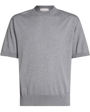 Laneus Jumper Merino Wool, Cashmere - Grey