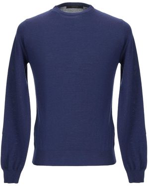 Vneck Sweater Virgin Wool, Polyacrylic - Blue