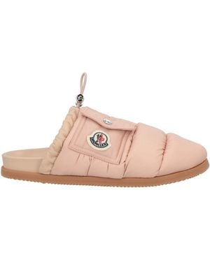 Moncler Blush Mules & Clogs Textile Fibers - Pink