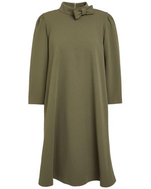 TROIS FLEURS Mini Dress Polyurethane, Elastane - Green