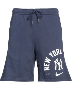 Nike Shorts & Bermuda Shorts Cotton, Polyester - Blue