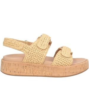 Emanuélle Vee Sandals Natural Raffia