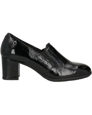 Cinzia Soft Loafers - Black