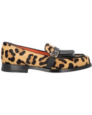 Santoni Sand Loafers Leather - Multicolour