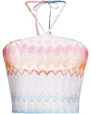 Missoni Top Viscose, Polyester, Polyamide - White