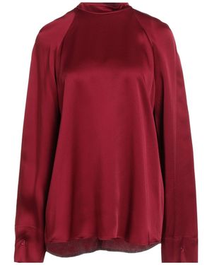 Semicouture Top Acetate, Viscose, Elastane - Red