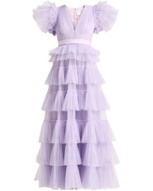 Huishan Zhang Vestito Lungo - Viola