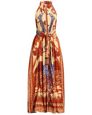 CONNOR & BLAKE Maxi Dress Cotton - Red