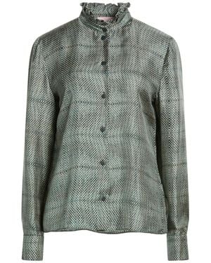Kristina Ti Dark Shirt Silk - Green