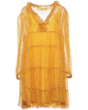 Sandro Kurzes Kleid - Gelb