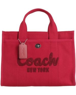 COACH Bolso de mano - Rojo