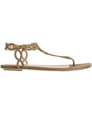 Sergio Rossi Thong Sandal - Natural