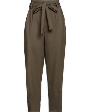 Psophia Military Pants Wool, Polyester, Viscose, Elastane - Green