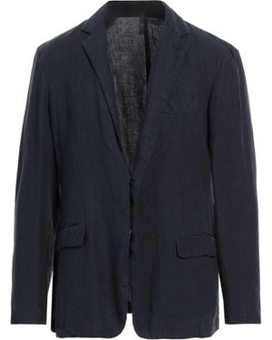 120% Lino Blazer - Blue