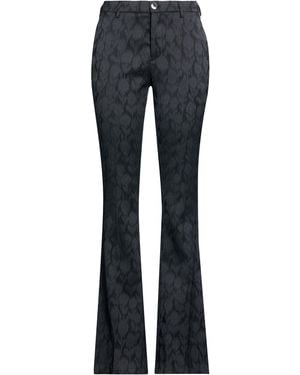 PT Torino Trousers Viscose, Acetate, Polyamide, Elastane - Blue