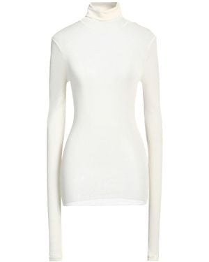 Ami Paris T-Shirt Viscose, Polyamide - White