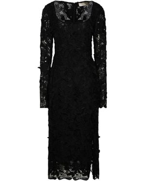 Blumarine Midi Dress Polyester - Black