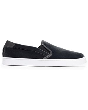 Gianvito Rossi Charcoal Sneakers Textile Fibers, Leather - Blue