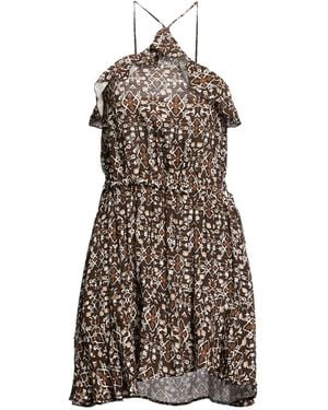 ViCOLO Mini Dress Viscose - Brown
