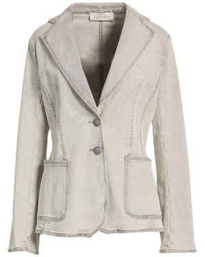 Alberta Ferretti Light Blazer Cotton, Elastane - White