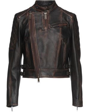 DSquared² Jacket Bovine Leather - Black