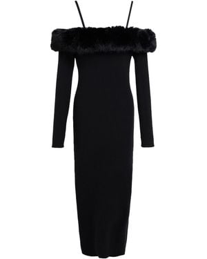 No Secrets Midi Dress - Black
