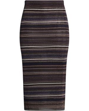 Missoni Midi Skirt Viscose, Wool, Metallic Fibre - Black