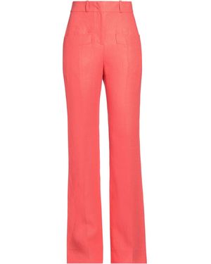BCBGMAXAZRIA Pants Linen - Red