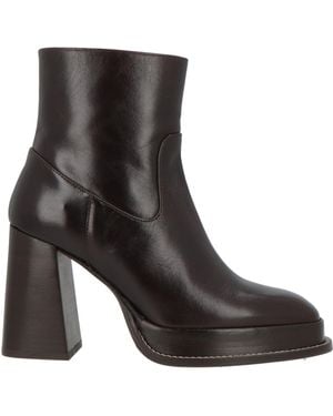 Bobbies Ankle Boots Leather - Brown