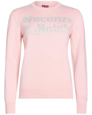 MC2 Saint Barth Sweater Wool, Viscose, Polyamide, Cashmere - Pink