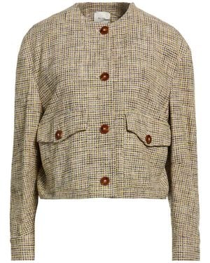 Alysi Crème Jacket Cotton, Polyamide, Elastane - Natural