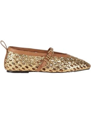 Rag & Bone Ballet Flats Synthetic Material - Metallic