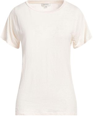Crossley Ivory T-Shirt Linen, Elastane - White