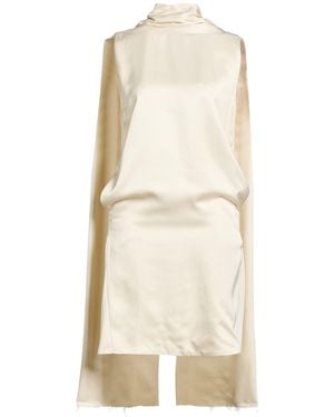 TOTEME Ivory Mini Dress Viscose - Natural