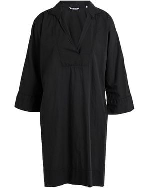 Caliban Mini Dress Cotton - Black