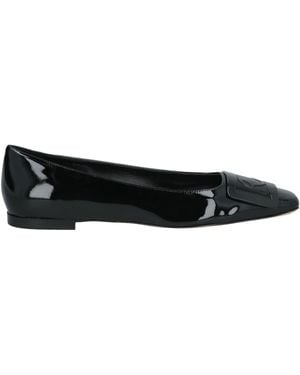 Rochas Ballet Flats Goat Skin - Black