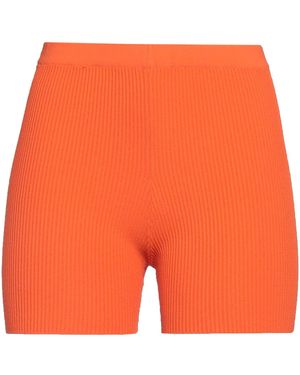 Roberto Collina Shorts & Bermuda Shorts Viscose, Polyester - Orange