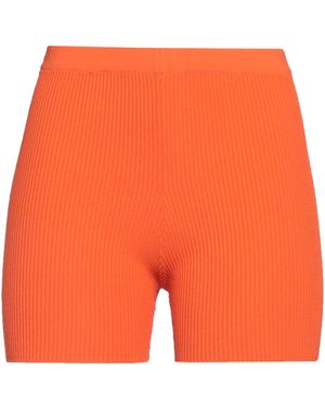 Roberto Collina Shorts & Bermuda Shorts Viscose, Polyester - Orange