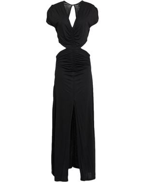 Pinko Maxi Dress Viscose - Black