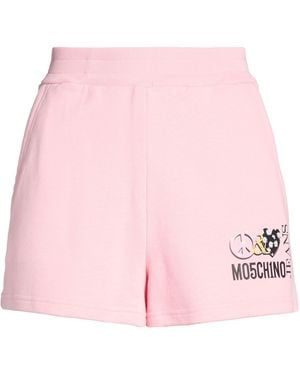 Moschino Shorts & Bermuda Shorts Cotton, Elastane - Pink