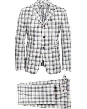 Thom Browne Suit Wool - Gray