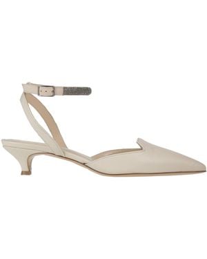 Eleventy Pumps Leather - White