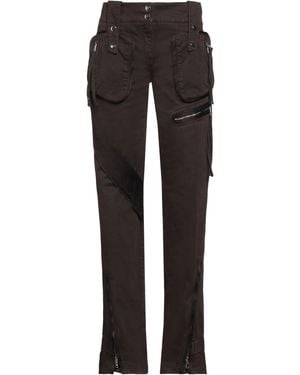 Blumarine Dark Pants Cotton - Black