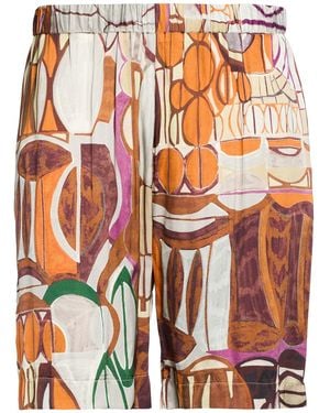 Brian Dales Shorts & Bermuda Shorts Viscose - Orange