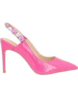 Luciano Barachini Fuchsia Pumps Leather - Pink