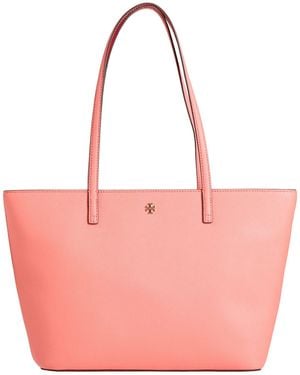 Tory Burch Coral Handbag Leather - Pink